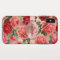 Chic Elegant Vintage Pink Red Roses Floral Name