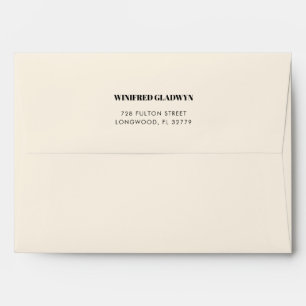 Chic elegant wedding pastel envelope