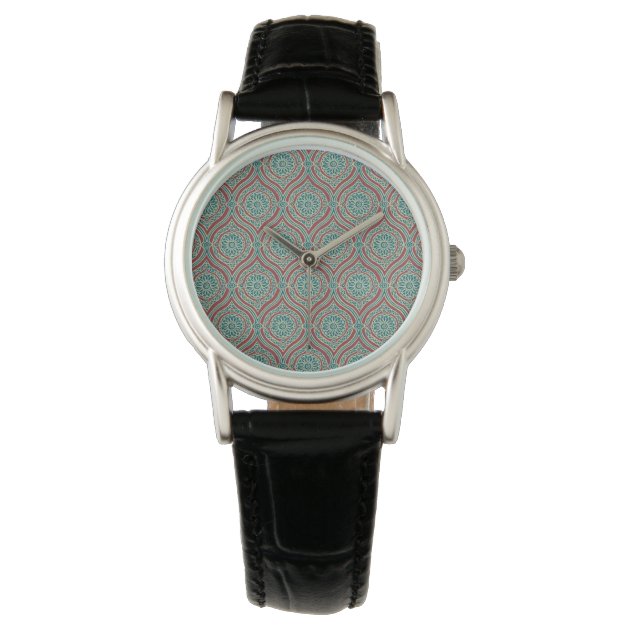 fcity.in - Ethnic Embossed Designer Leather Belt Analog Watches For Women