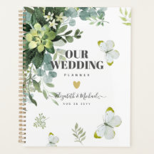 Chic Eucalyptus Greenery Leaves Emerald Wedding