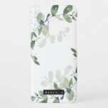 Chic Eucalyptus Monogram Case-Mate Samsung Galaxy S9 Case<br><div class="desc">Personalize this watercolor eucalyptus greenery design with your name.</div>
