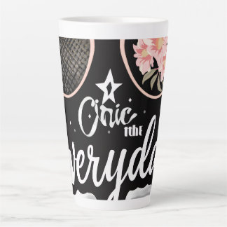 Chic Everyday Latte Mug | Stylish Tall Coffee Cup