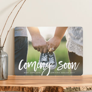 Chic Expectations Photo Pregnancy Announcement