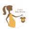 Chic Fall Mom-to-Be Stickers