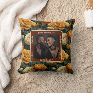 Chic Family Wedding Throw Pillow  For Him