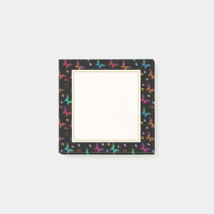 Chic Fancy Butterflies Pattern Post-it Notes