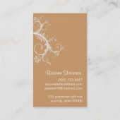 Chic Fashion Accessory and Dress Boutique Business Card (Back)