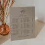 Chic Faux Kraft Logo Business Price List Pedestal Sign