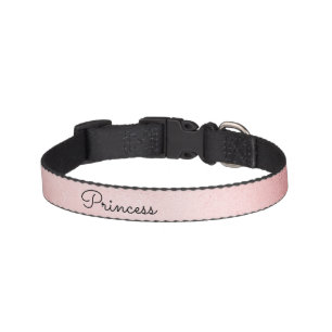 Chic Faux Rose Gold Customized Cat Pet Collar