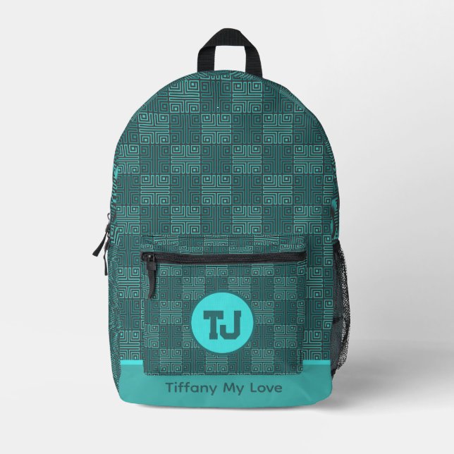 Chic Favor Gift Groomsmen Custom Backpack (Front)