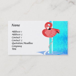 Chic Flamingo Business Card