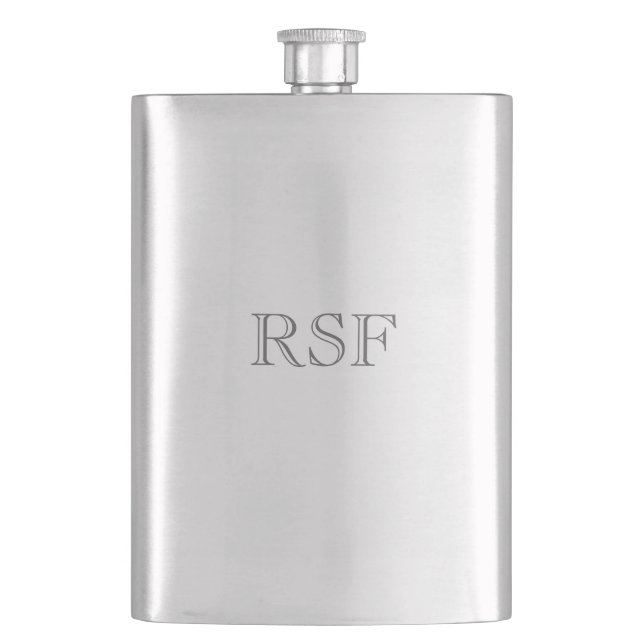 CHIC FLASK_CLASSIC MONOGRAM HIP FLASK (Front)