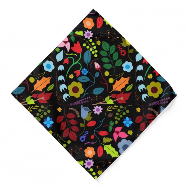 Chic Floral Bandana (Front)