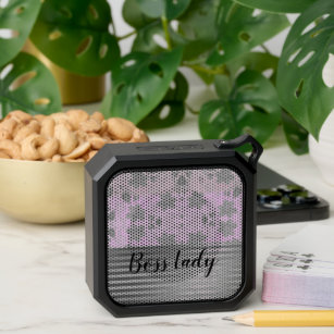 Chic Floral "Boss Lady"   Bluetooth Speaker
