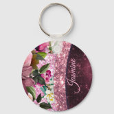 Acrylic Monogram Keychain – Pink Pigeon Boutique