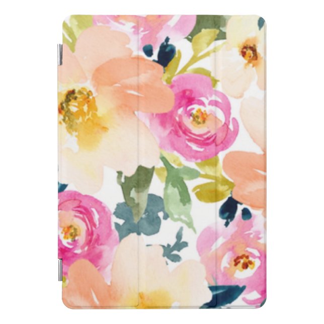 Chic Floral Design iPad Pro Cover (Front)