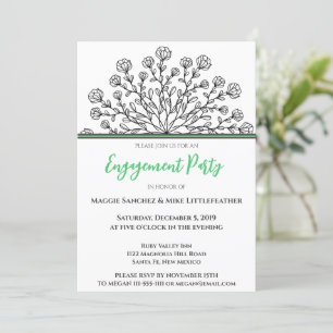 Chic Floral Mandala Invitation