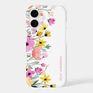 Chic Floral Pattern Botanical Trendy iPhone 17 Case
