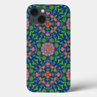 Chic Floral Rangoli, Deep Blue Ipad Case-mate Case