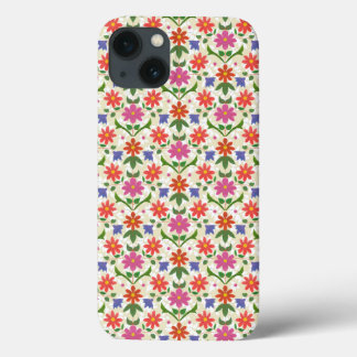 Chic Flowers and Polka Dots on Ecru iPad Mini Case