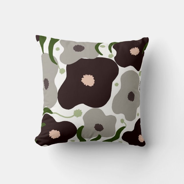Chic Flowers Pillow (Front)