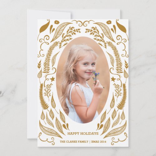 CHIC FOLIAGE | HOLIDAY PHOTO CARD
