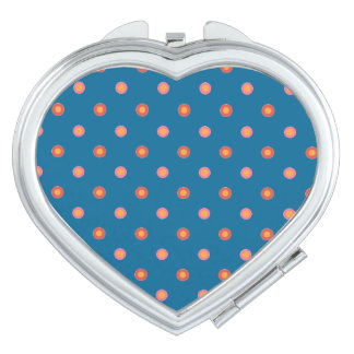 Chic Folk Art Collection Polka Dots Compact Mirror