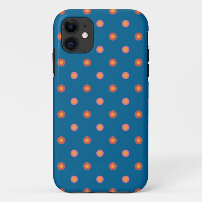 Chic Folk Art Polka Dot iPhone 5/5s Xtreme Case (Back)