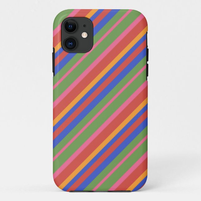 Chic Folk Art Stripes iPhone 5/5s Xtreme Case (Back)