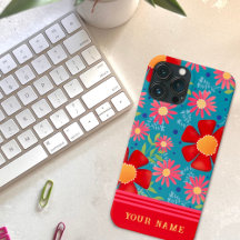 Chic For Her Red Flowers Pattern Inspirivity