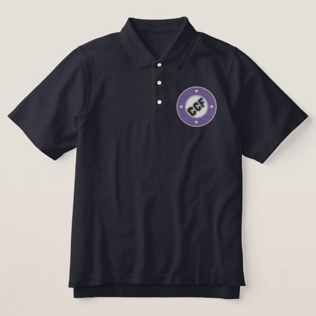 Chic for the stylish geek! embroidered polo shirt (Design Front)