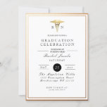 Chic &amp; Formal Nursing Graduate | Gold Foil Invite at Zazzle