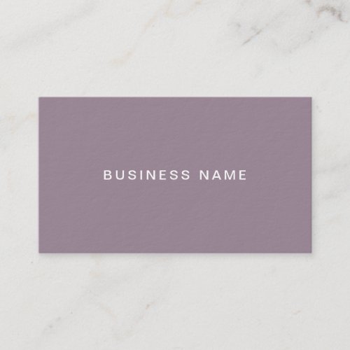 Chic Freehand Script Elegant Company Plain Luxury Business Card