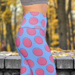 Chic French Blue Polka Dot Pattern Yoga Capri Leggings<br><div class="desc">Add a Touch of Whimsy Step into comfort and style with these exclusive Polka Dot Capri leggings! Featuring a fun, colorful design, these leggings are the perfect balance of playful and polished. Ideal for working out or dressing up a casual look, they bring a stylish pop to your wardrobe. Grab...</div>