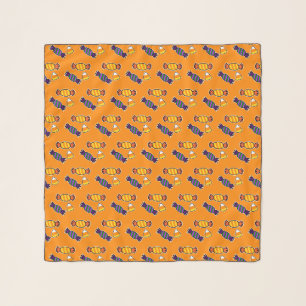 Chic Funny Halloween Candy Pattern Scarf