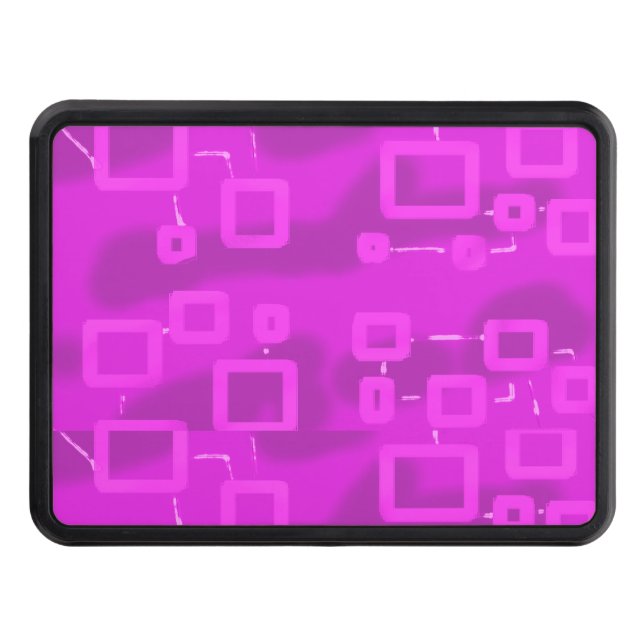 Chic Futuristic Geometric  Hitch Cover (Front)