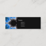 chic geek fractal dark profile card<br><div class="desc">The beautiful Mandelbrot set,  the perfect background for your favourite geek's profile.</div>