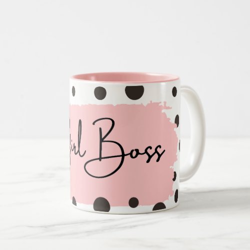 Chic Girl Boss Collection Chic  Two_Tone Coffee Mug