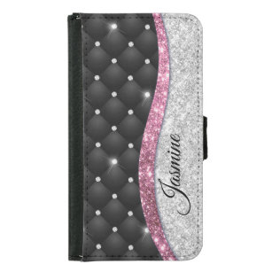 Pink Sparkles Samsung Galaxy S5 Cases