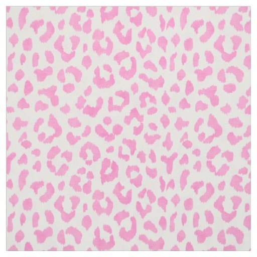 Cheetah Hearts - Pink - The Fabric Market