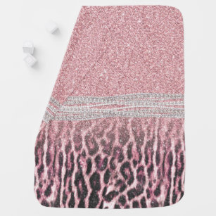 Cheetah Print Baby Blankets Zazzle