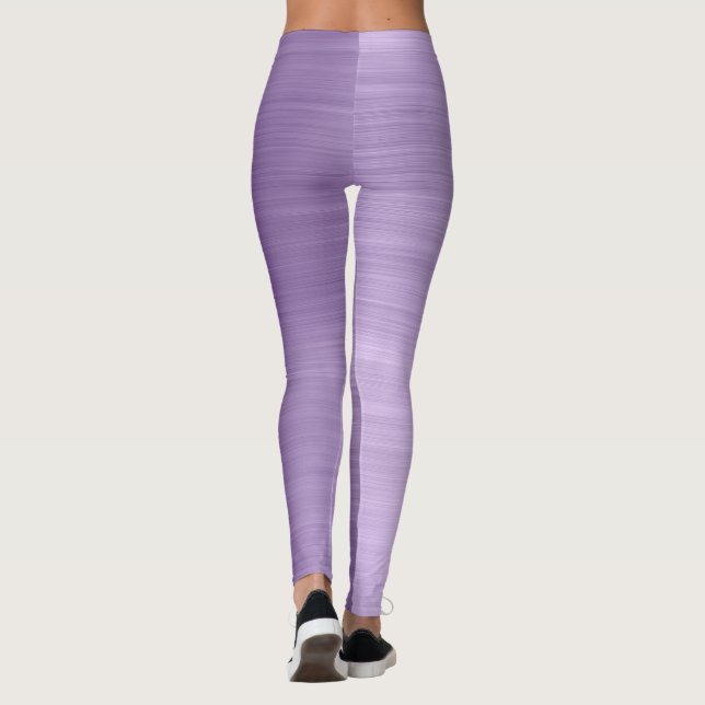 Chic Girly Purple Leggings (Back)