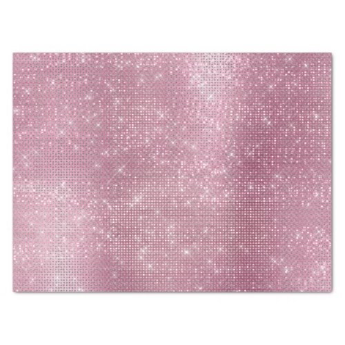 Chic Glam Girly Pink Sparkle Tissue Paper