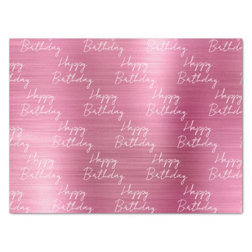 Chic Glam Girly Pink Tissue Paper