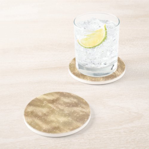 Chic Glam Gold Sparkle Coaster