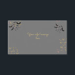 Chic glam gothic scary girl birthday party enclosure card<br><div class="desc">scary Gothic girl birthday party item for  girls</div>