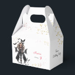 Chic glam gothic scary girl birthday party favor boxes<br><div class="desc">scary Gothic girl birthday party item for  girls</div>