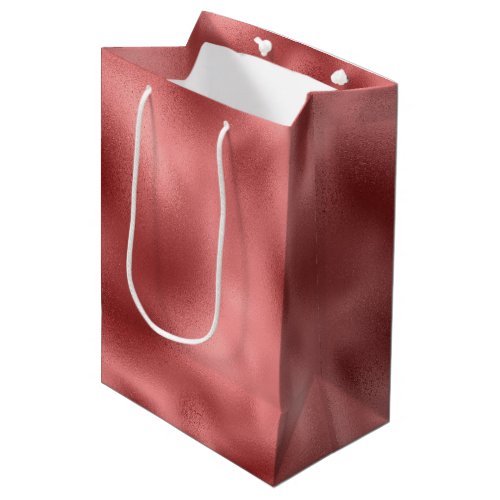 Chic Glam Red Medium Gift Bag