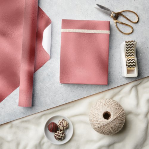 Chic Glam Red Wrapping Paper