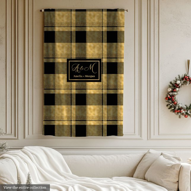 Chic Glamorous Birthday Gift Black Gold Blanket (Chic Glamorous Birthday Gift Black Gold Blanket)